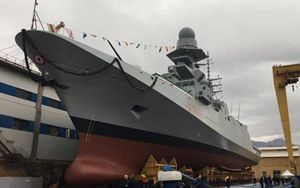 Fincantieri: varata la decima fregata multiruolo "Emilio Bianchi"